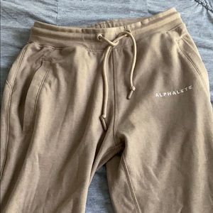 Tan alphalete joggers